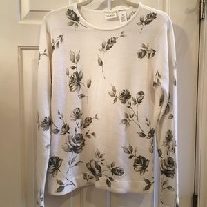 Ladies Villager Floral Sweater